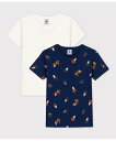 【SALE／20%OFF】PETIT BATEAU 半袖Tシャツ2枚組 プチバトー インナー・ルームウェア その他のインナー・ルームウェア【送料無料】