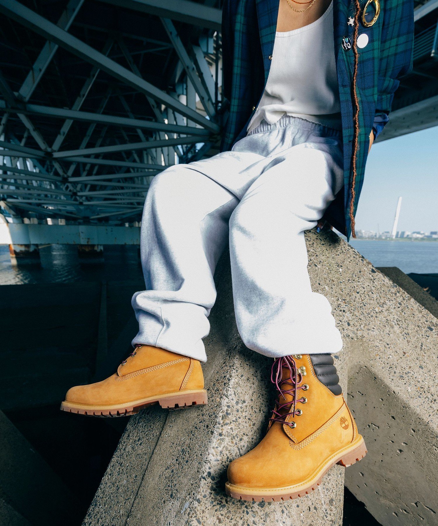 【SALE／40%OFF】Ray BEAMS Timberland * Ray BEAMS / 8inch Puffer Boots ビームス ウイメン シューズ・靴 ブーツ ホワイト【送料無料】