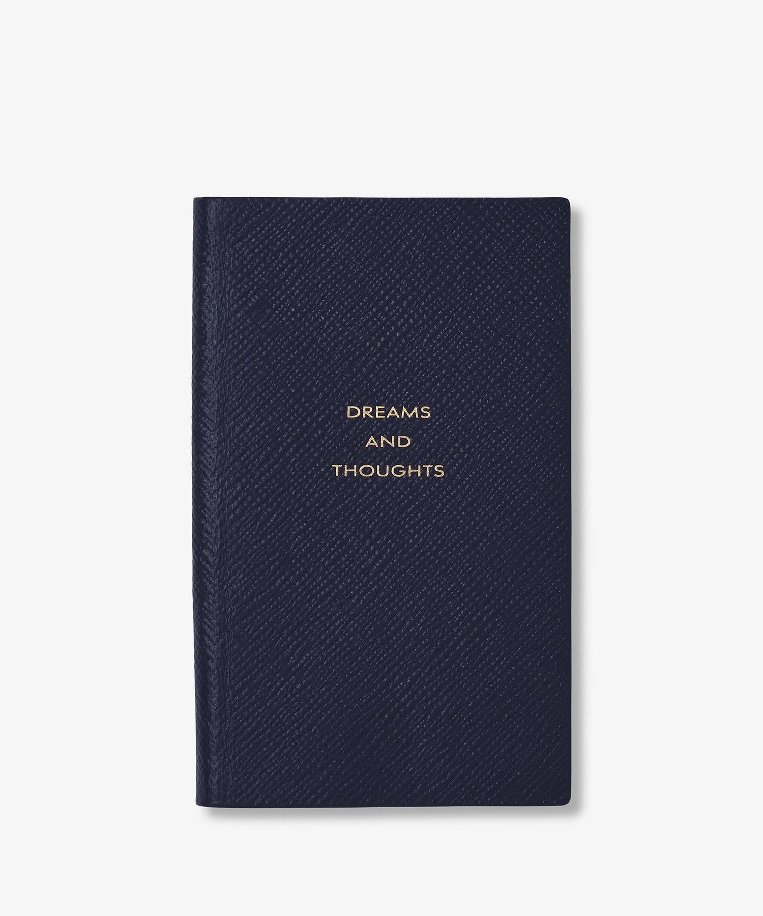 SMYTHSON Pastegrain Panama Dreams And Thoughts スマイソン 文房具 手帳・メモ帳 ネイビー【送料無料】