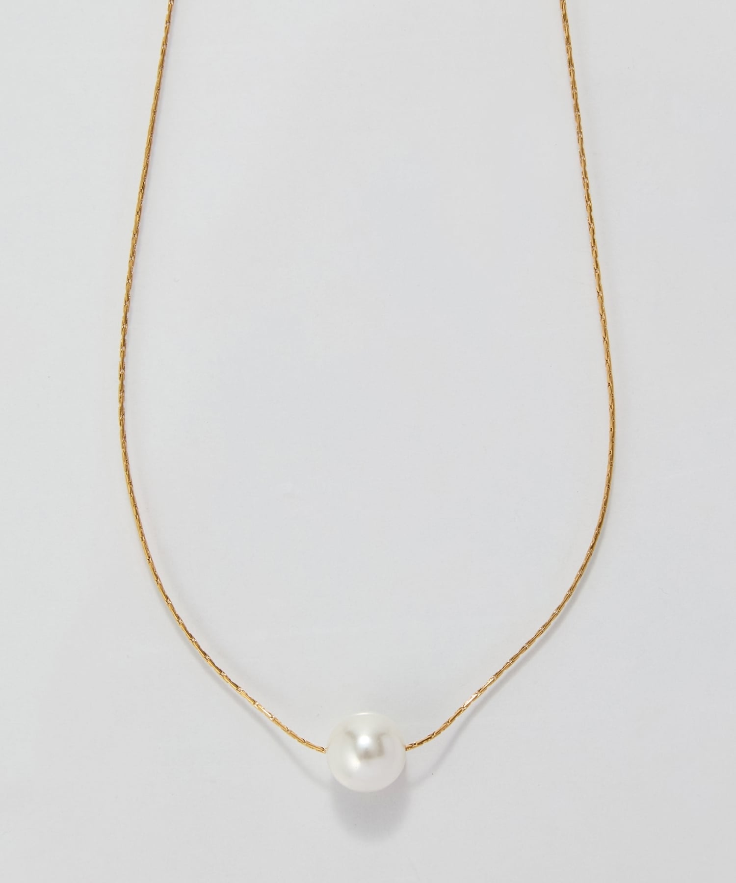 Phoebe 【金属アレルギー対応】ワントップパールネックレス ゴールド ジュエルアデ...