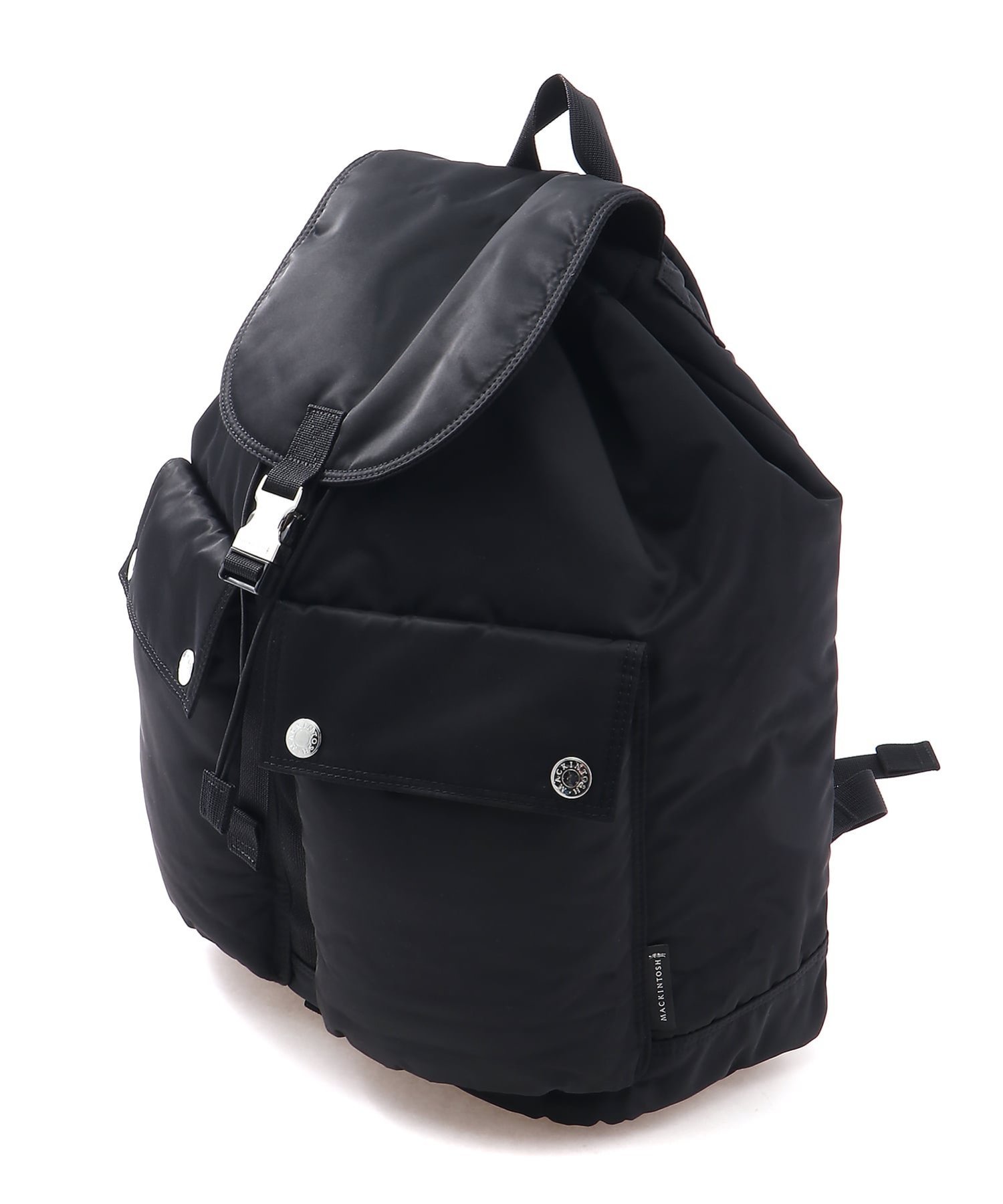 (W)【マッキントッシュ公式】DRAWSTRING BACKPACK LARGE マッキントッシュ バッグ リュック・バックパック ブラック