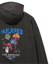 MILKFED. FUNNY COLLEAGUES SWEAT HOODIE MILKFED. ミルクフェド トップス パーカー・フーディー ブラック イエロー ホワイト【送料無料】