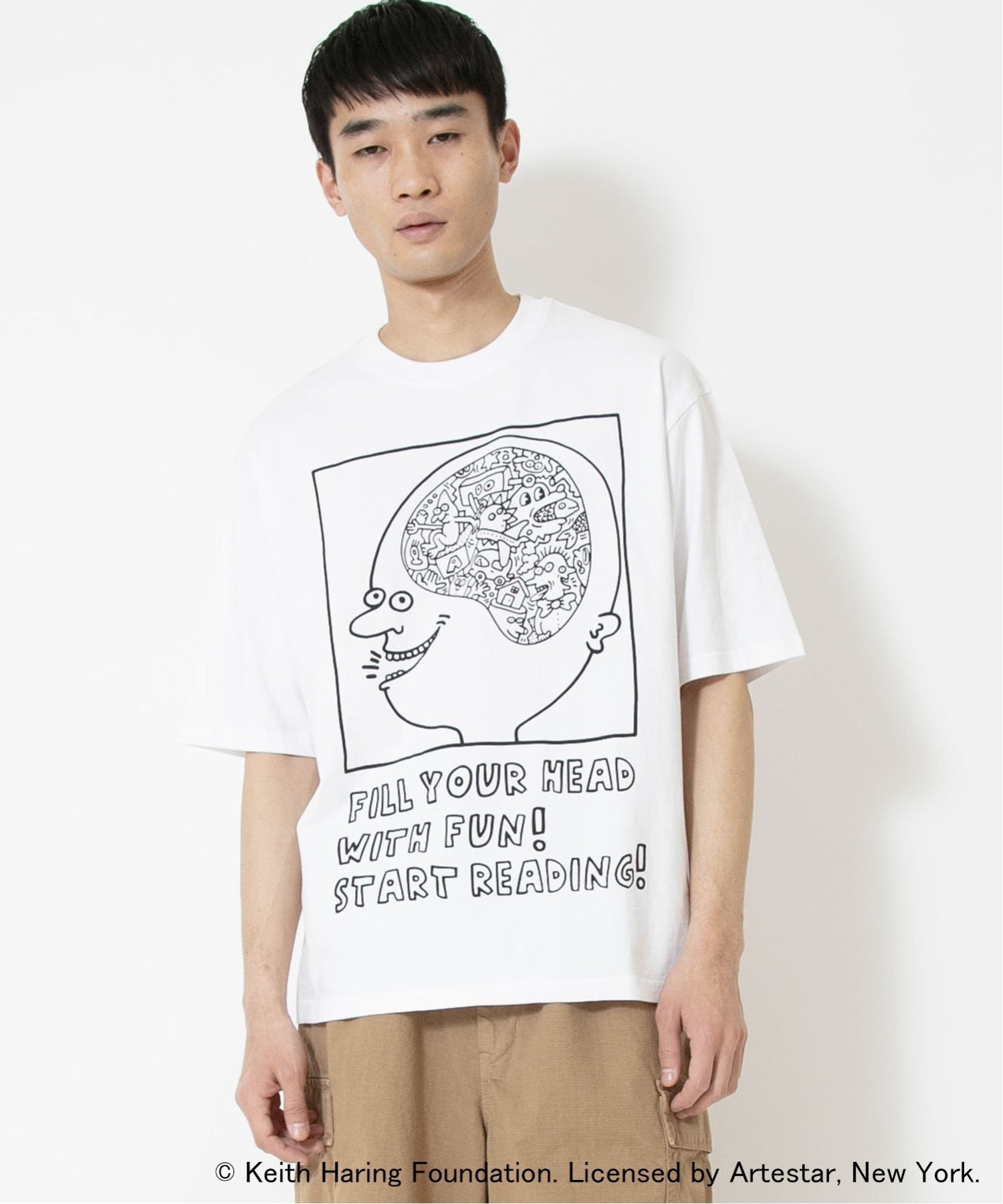 Johnbull Johnbull/(U)キース/24SS-KH-006 ジョンブルプライベートラボ トップス カットソー・Tシャツ ホワイト