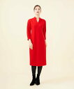 Sybilla 【SMART DRESS】切り替えフォルムドレス シビラ ワンピース・ドレス ドレス ブラック レッド【送料無料】