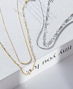 un dix cors 【GOLDY(ゴールディ)】デザインチェーン2連ネックレス アンディコール アクセサリー・腕時計 リング・指輪 シルバー ゴールド