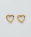 Phoebe 【金属アレルギー対応】ハートフープワンタッチピアス ゴールド ジュエルアディクト アクセサリー・腕時計 ピアス ゴールド