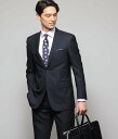【SALE／50%OFF】NEWYORKER MEN TAILOR CLOTH チュブウール スーツ(2ボタン・サイドベンツ・ノータック) ニューヨーカー スーツ・フォーマル セットアップスーツ ネイビー【送料無料】