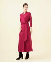 Sybilla 【SMART DRESS】ラップジャージードレス シビラ ワンピース・ドレス ドレス グレー ブルー ピンク【送料無料】