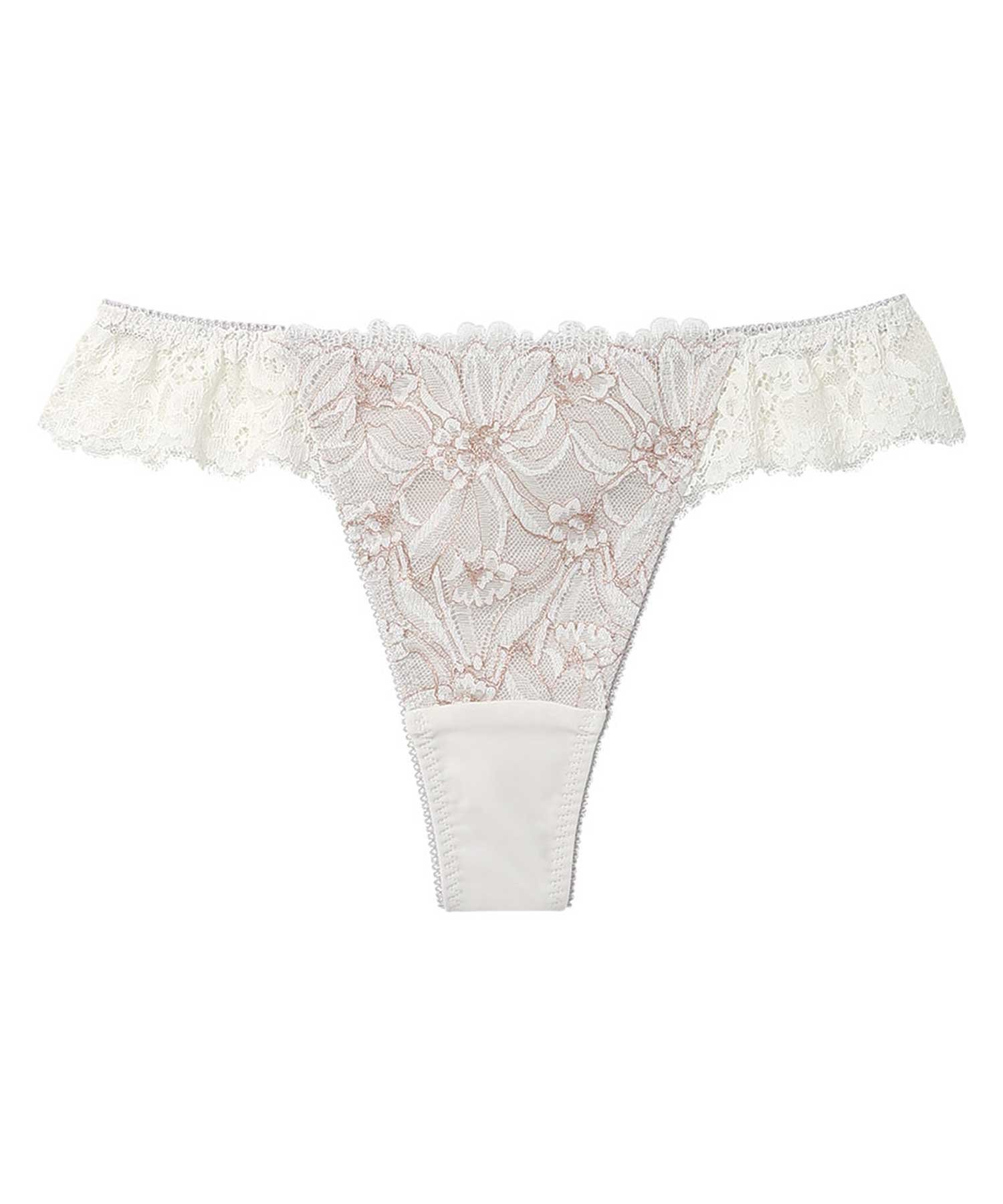 AMPHI BRAGENIC/ラメ糸*レース ソング アンフィ インナー・ルームウェア ショーツ ホワイト カーキ レッドのサムネイル