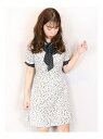 【SALE/56%OFF】dazzlin 【S】フルーレットワンピース ダズリン ワンピース ワンピースその他 ホワイト ブラック ネイビー