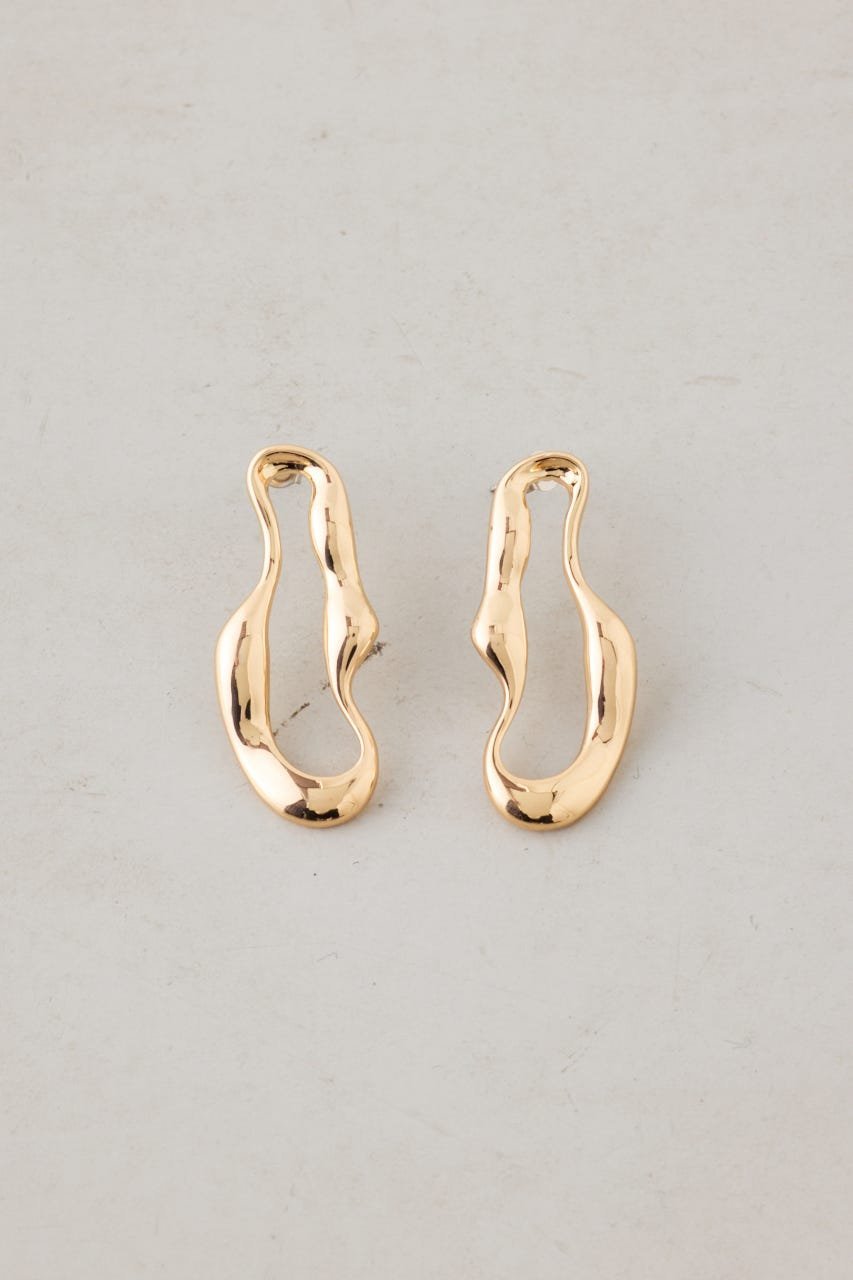 AZUL BY MOUSSY ウェイビーサークルピアス アズールバイマウジー アクセサリー・腕時計 その他のアクセサリー・腕時計