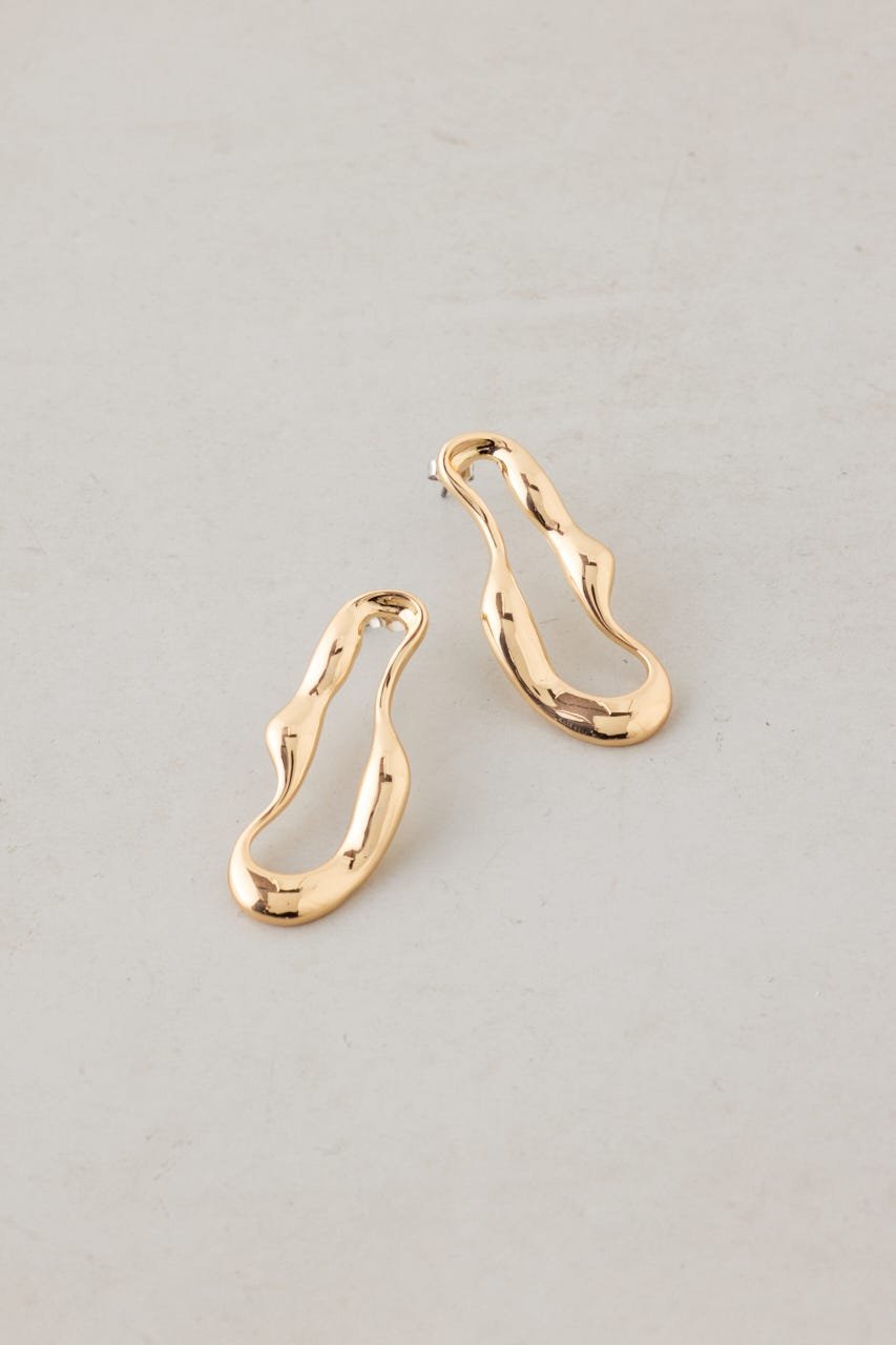 AZUL BY MOUSSY ウェイビーサークルピアス アズールバイマウジー アクセサリー・腕時計 その他のアクセサリー・腕時計