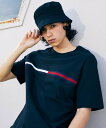 【SALE／9%OFF】TOMMY HILFIGER (U)TOMMY HILFIGER(トミーヒルフィガー) 【オンライン限定】トミーヒルフィガーロゴTシャツ / TINO TEE トミーヒルフィガー トップス カットソー・Tシャツ ホワイト ブラック グレー レッド【送料無料】