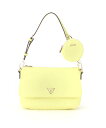【SALE/55%OFF】GUESS GUESS ハンドバッグ (W)ECO GEMMA Shoulder Bag ゲス バッグ ショルダーバッグ ホワイト ブラック イエロー【送料無料】