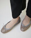 アダムエロペ バレエシューズ SALON adam et rope' 【porselli(ポルセリ)】ballet shoes patent/バレエシューズ サロン アダム エ ロペ シューズ・靴 バレエシューズ ネイビー【送料無料】