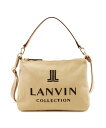 ショルダーバッグ LANVIN COLLECTION シーニュ 2WAYショルダーバッグ マルショウ エンドウ バッグ ショルダーバッグ ベージュ グリーン【送料無料】