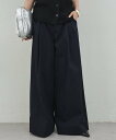 GALLARDAGALANTE タックウェザーパンツ ガリャルダガランテ パンツ その他のパンツ ブラック ネイビー ベージュ【送料無料】