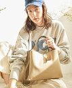【SALE/10%OFF】Ungrid 【Ungrid】軽量スムース クロコキーチャーム付両アオリポケットハンドバッグ スタイルコード バッグ ハンドバッグ ブ...