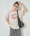 【SALE/30%OFF】FREAK'S STORE ミニ ワッフル ロゴ プリント 半袖 Tシャツ【限定展開】 25SS フリークスストア トップス カットソー・Tシャツ グレー ブラック ベージュ イエロー ネイビー