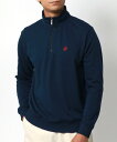【SALE/3%OFF】BEVERLY HILLS POLO CLUB POLO CLUB トレーナー メンズ ハーフジップ 裏毛 ワンポイント マルカワ トッ...