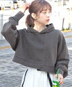 【SALE/10%OFF】tiptop tiptop/裏毛ピグメント加工リメイク風フーディ ティップトッププラスポケット トップス パーカー・フーディー ネイビ...