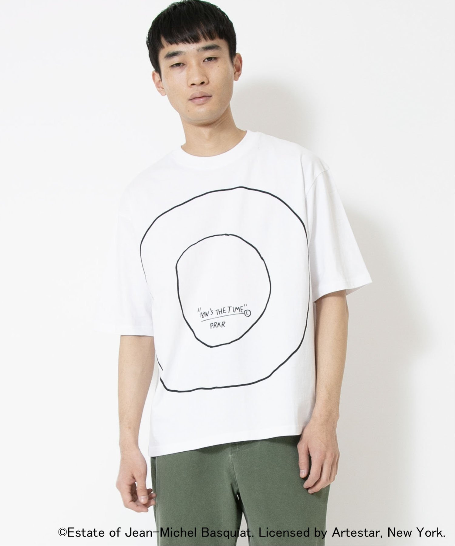 Johnbull Johnbull/(U)バスキア/24SS-JB-006 ジョンブルプライベートラボ トップス カットソー・Tシャツ ホワイト