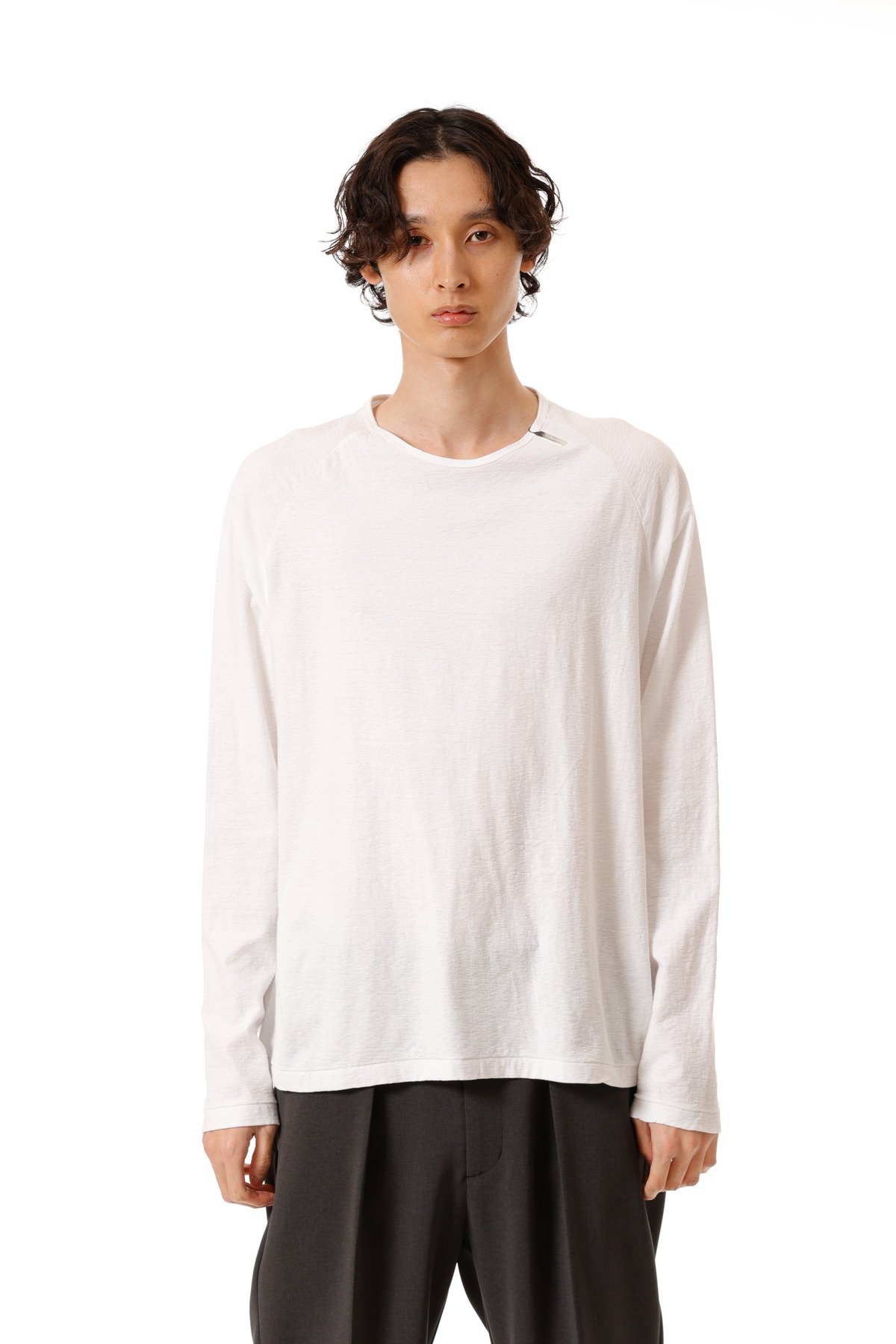【SALE／40%OFF】ATTACHMENT ラフィージャージー ラグランスリーブTシャツL/S アタッチメント トップス カットソー・Tシャツ ホワイト ブラック グリーン【送料無料】