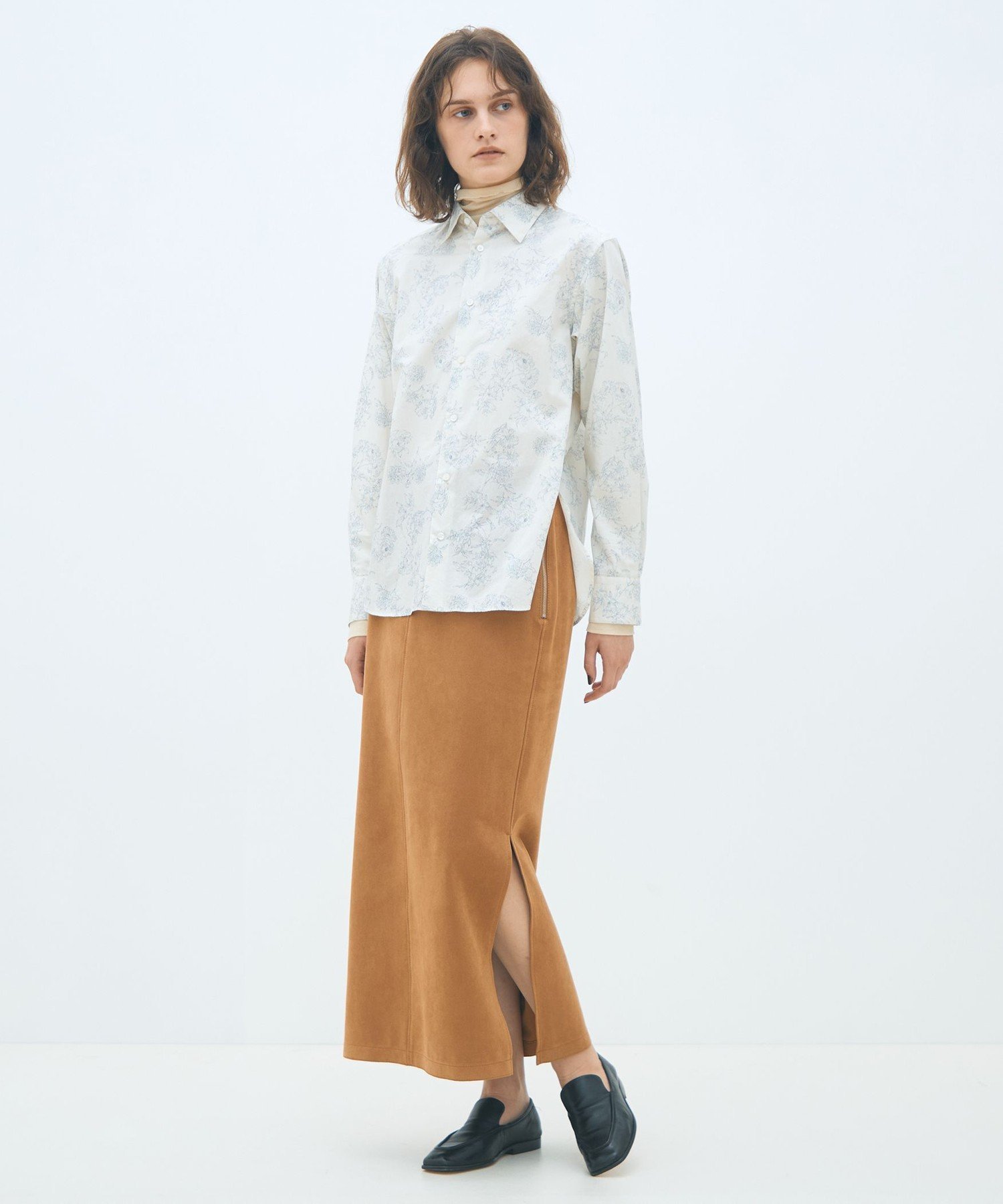 【SALE／40%OFF】MACPHEE ブルームプリント レギュラーカラーシャツ トゥモローランド トップス シャツ・ブラウス ホワイト【送料無料】