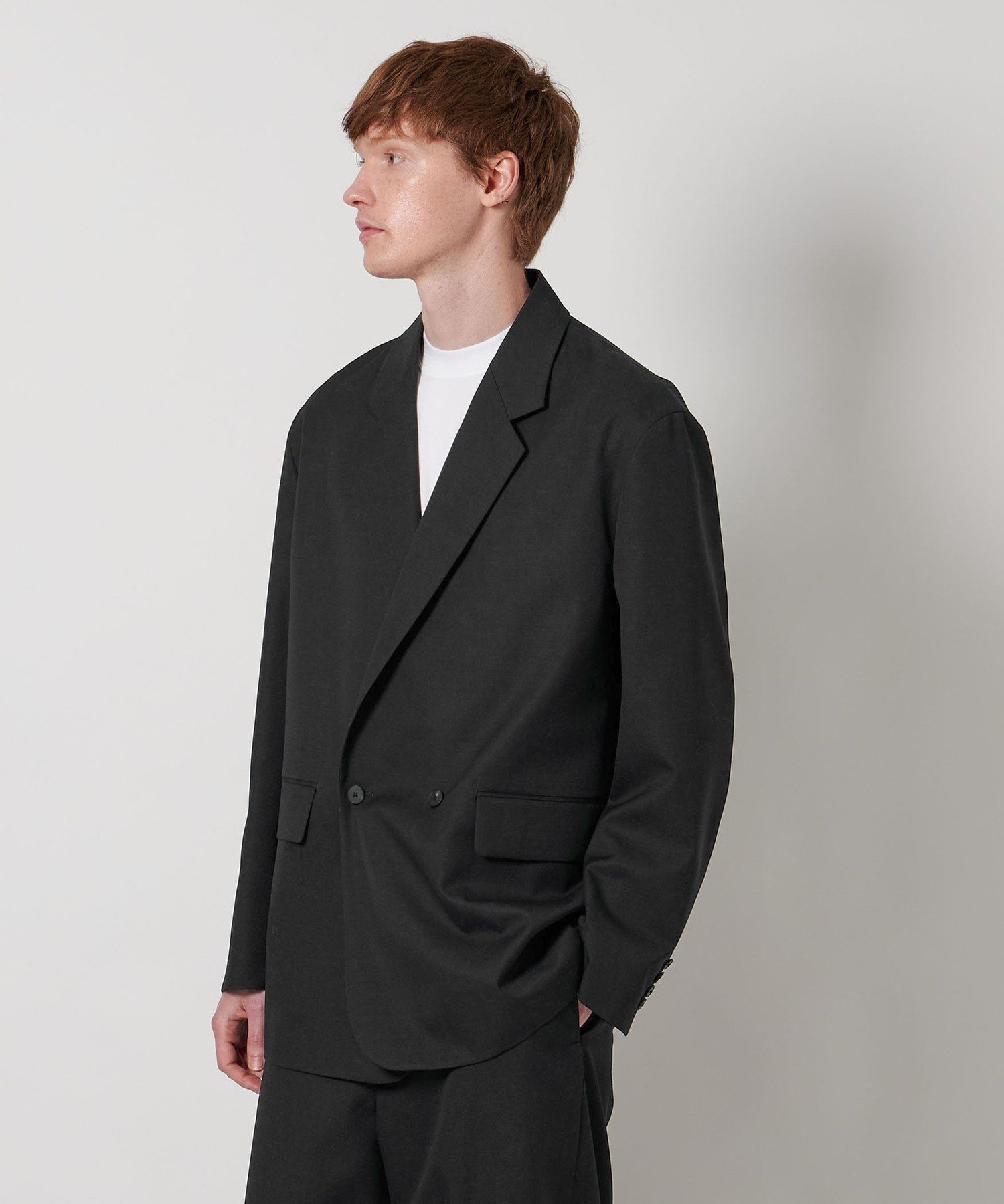 【別注】＜BEAUTY&YOUTH * LOEFF＞ウールギャバジン ボックスジャケット MENS ユナイテッドアローズ ジャケット・アウター テーラードジャケット・ブレザー グレー