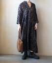 journal standard luxe 《予約》リバティフラワー ampleプルワンピース ジャーナルスタンダード ラックス ワンピース・ドレス ワンピース イエロー レッド【送料無料】