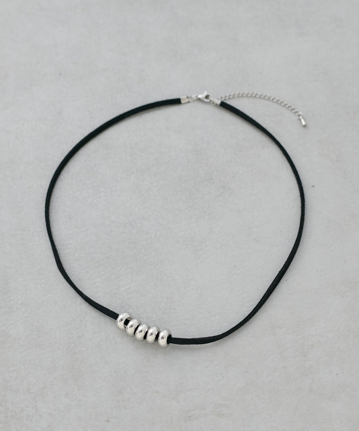 LARUTA ステンレスドーナツチャームチョーカー ラルータ アクセサリー・腕時計 その他のアクセサリー・腕時計 シルバー ゴールド