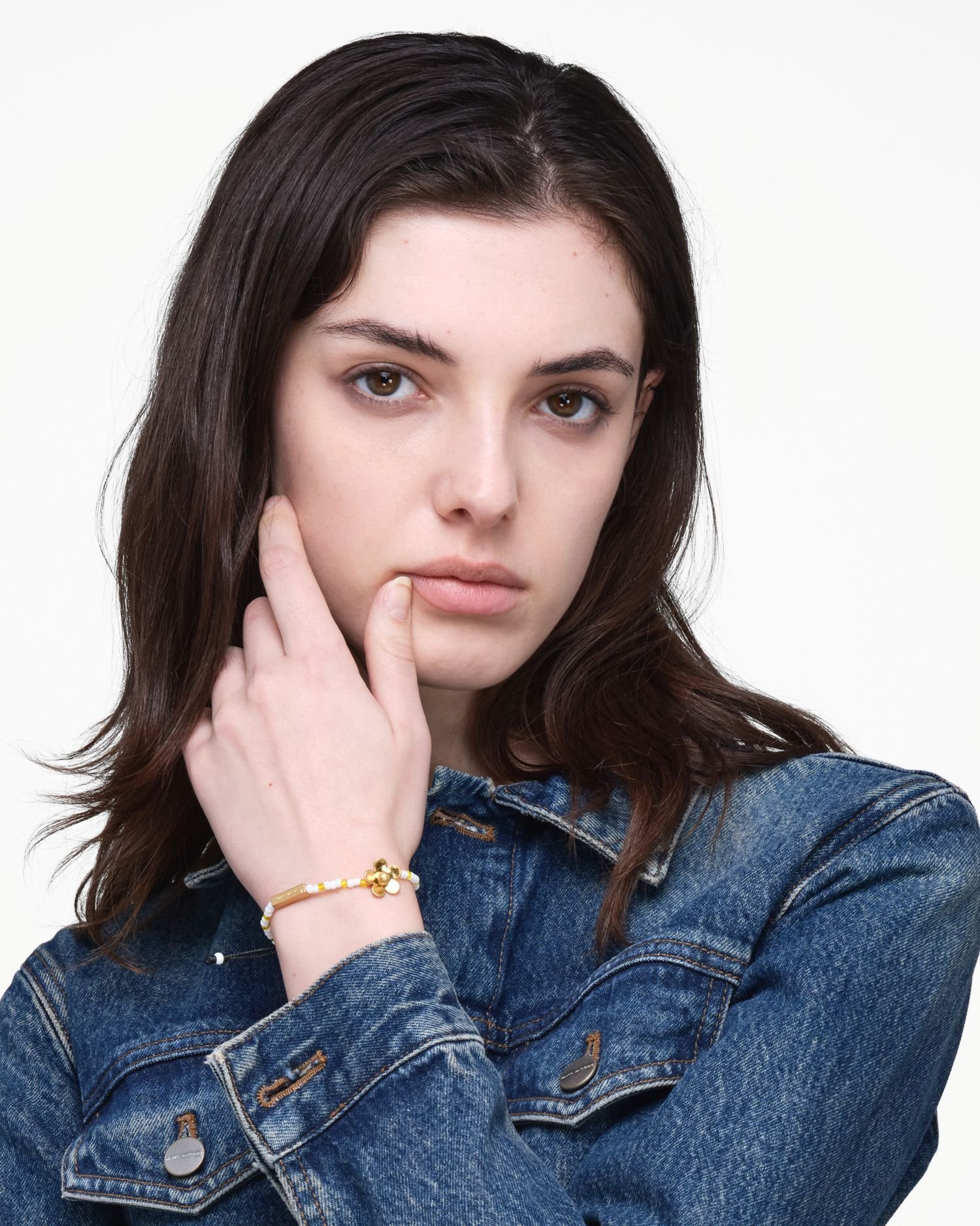 MARC JACOBS 【公式】DAISY BEADED SLIDER BRACELET/デイジー ビーデッド ブレスレット マーク ジェイコブス アクセサリー・腕時計 ブレスレット・バングル ゴールド【送料無料】