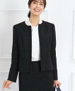 【SALE/70%OFF】Reflect 【春SALE/フォーマル/入卒/ママスーツ】ノーブルツィードジャケット リフレクト ジャケット・アウター ノーカラージ...