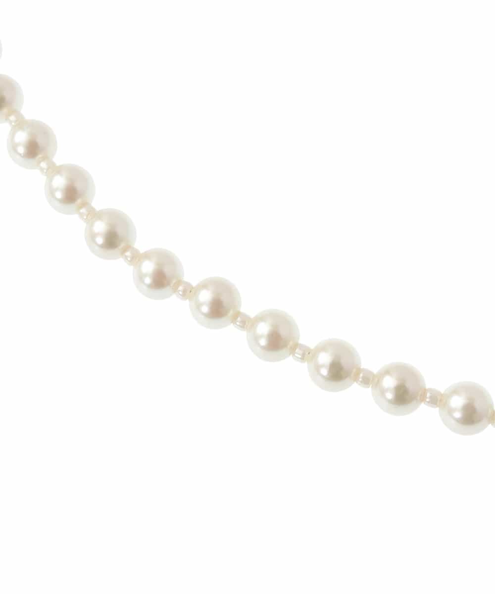 【SALE／40%OFF】eur3 エコパールロングネックレス エウルキューブ アクセサリー・腕時計 ネックレス ホワイト