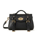 Mulberry 【マルベリー公式】ミニ アレクサ マルベリー バッグ ハンドバッグ ブラック【送料無料】(4)