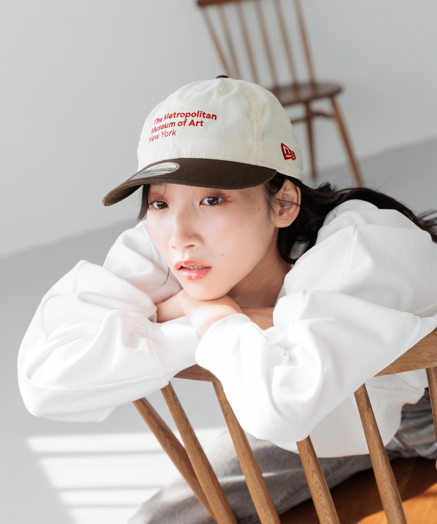 LOWRYS FARM THEMET2TONE NE ローリーズファーム 帽子 キャップ ホワイト ネイビー【送料無料】