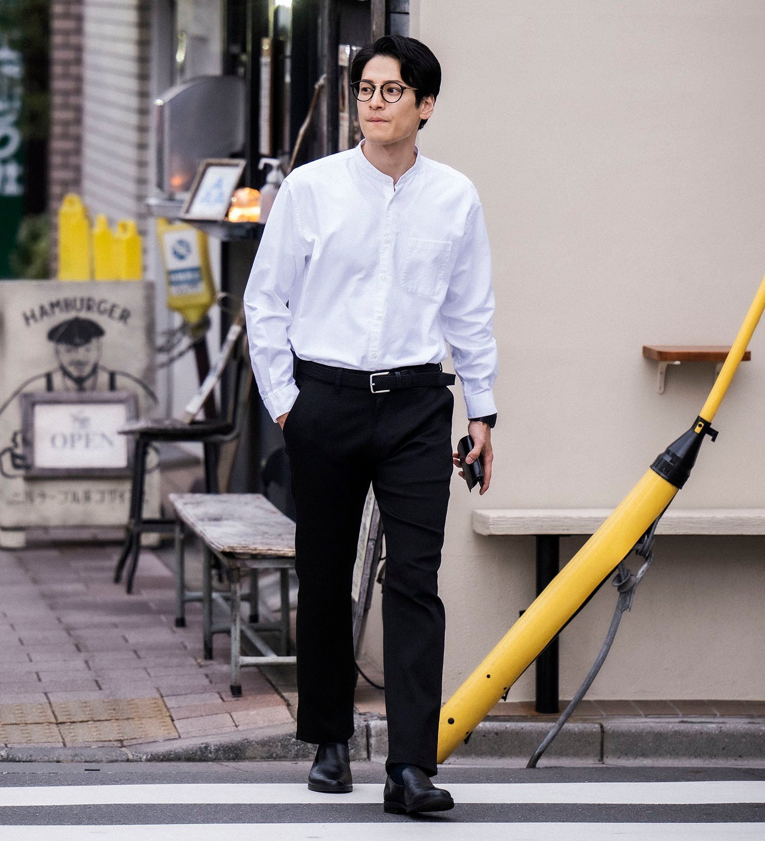 EDWIN EDWIN ハタラクロ メンズ チノパンツ スラックス ストレッチ ビジネス エドウインオンラインモール パンツ スラックス・ドレスパンツ ブラック【送料無料】