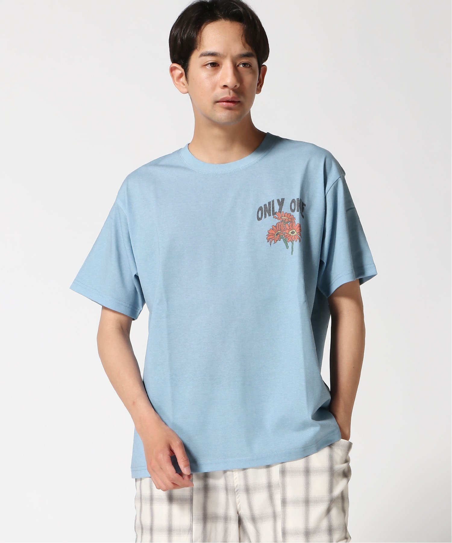 gym master gym master/(U)5.8oz T/Cドライyour flowers Tee ジムマスター トップス カットソー・Tシャツ グレー グリーン ホワイト ブルー