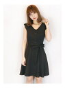 【SALE/55%OFF】dazzlin 【E】フレンチワンピース ダズリン ワンピース ワンピースその他 ブラック ネイビー パープル【送料無料】