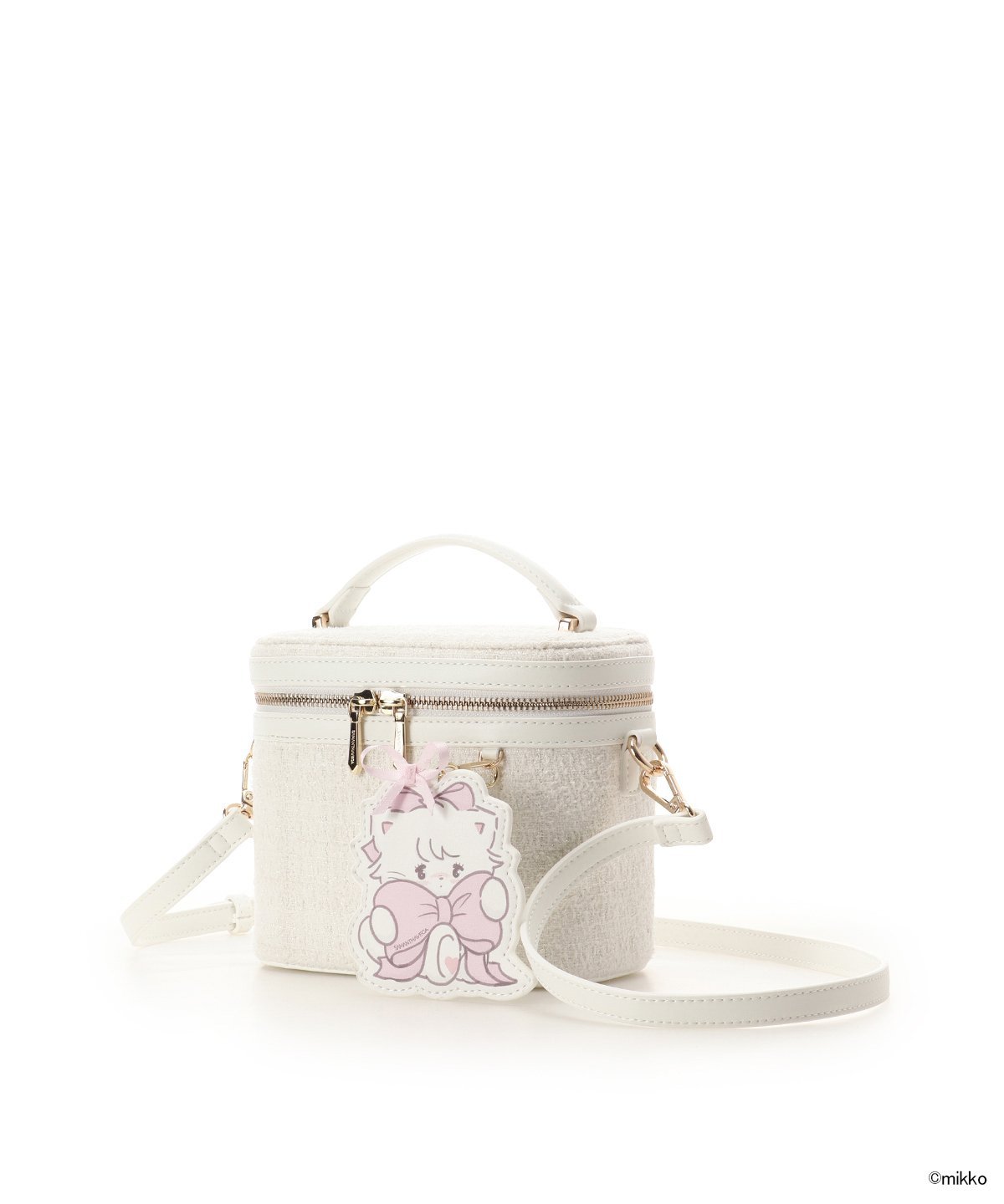 【SALE／30%OFF】SAMANTHAVEGA Lil ala mode*SAMANTHAVEGAコレクション バニティバッグ サマンサ ベガ バッグ ショルダーバッグ ホワイト ピンク イエロー【送料無料】
