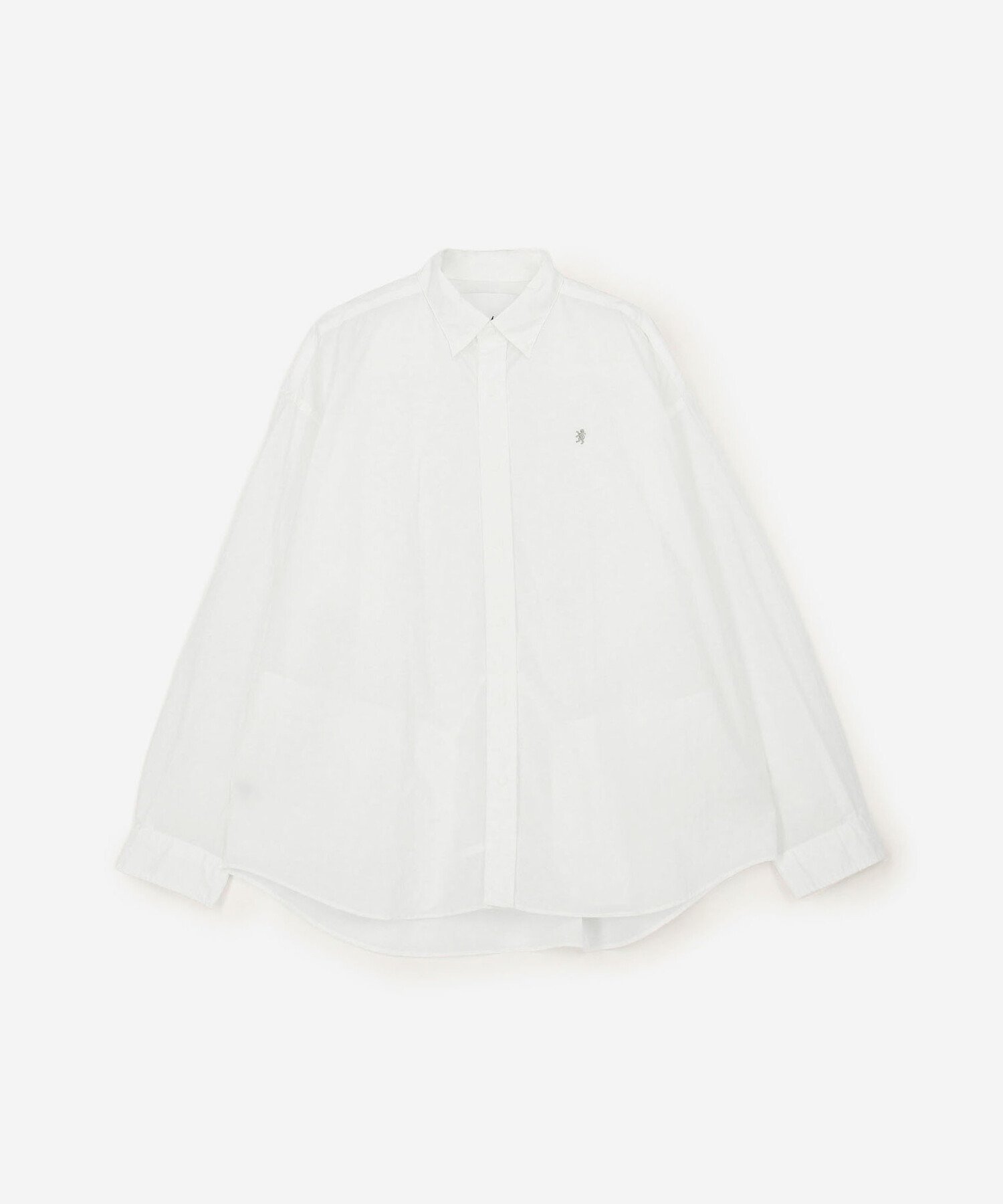 Bshop Gymphlex ｜ ナイロン ボタンダウンシャツジャケット MEN ビショップ トップス シャツ・ブラウス ホワイト グレー