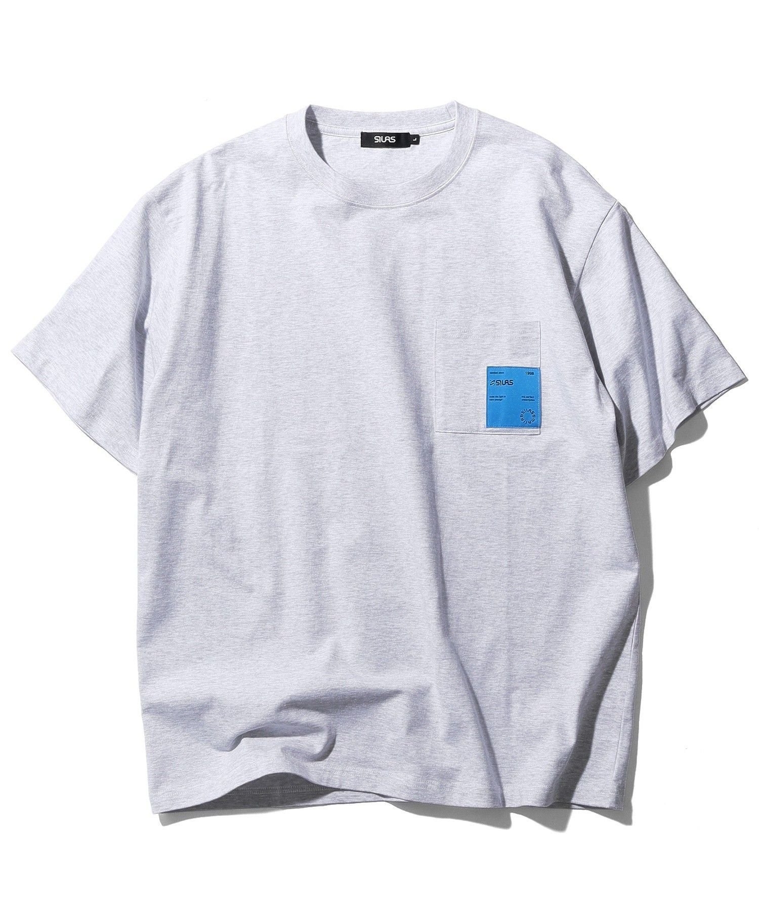 LABELED POCKET S/S TEE サイラス トップス カットソー・Tシャツ ネイビー ブラック ホワイト