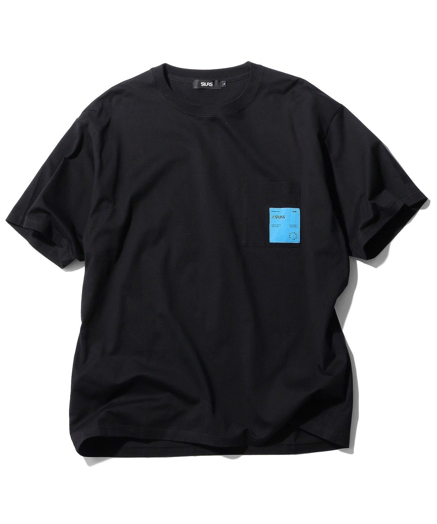 LABELED POCKET S/S TEE サイラス トップス カットソー・Tシャツ ネイビー ブラック ホワイト