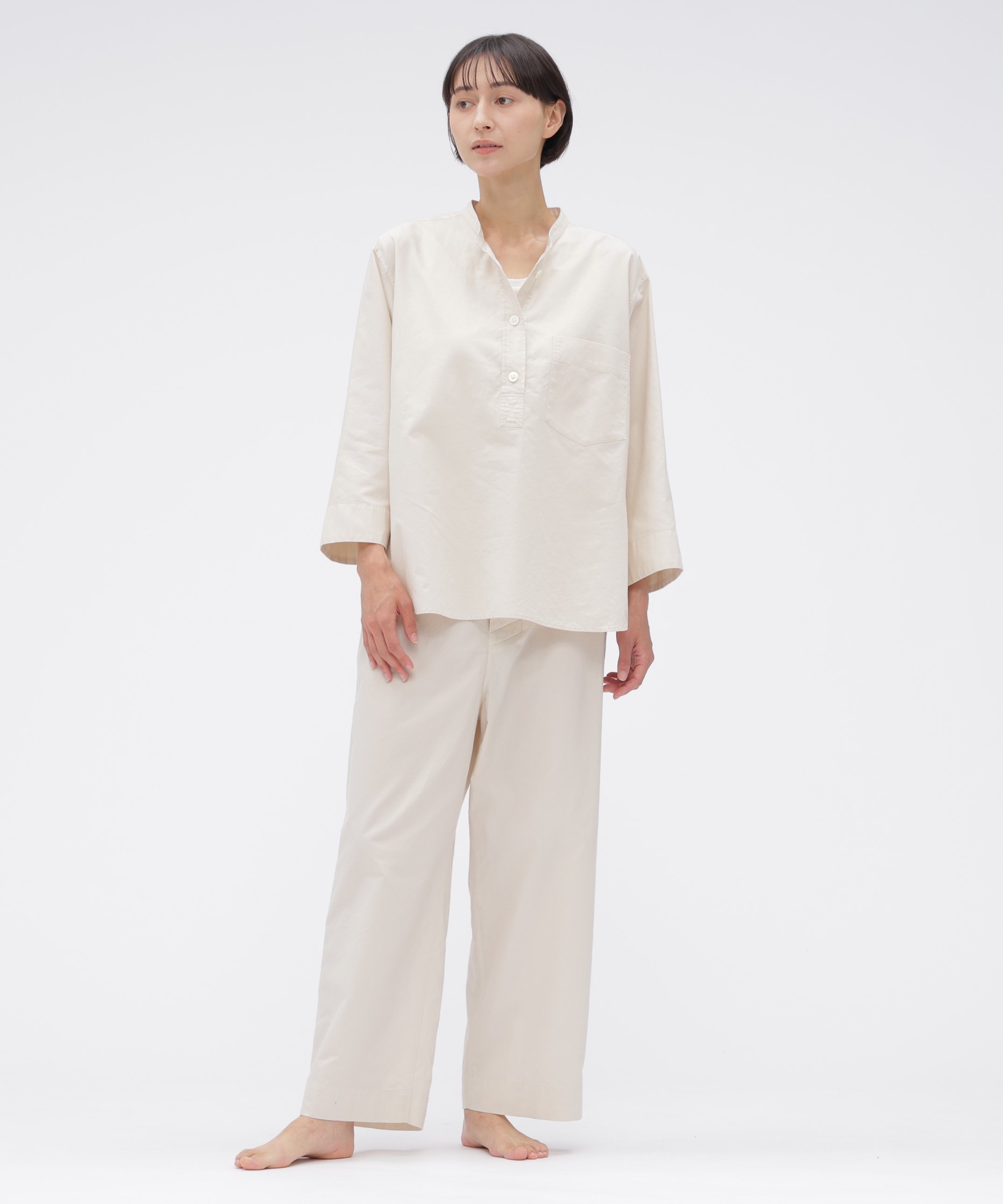 MARGARET HOWELL BRUSHED OXFORD PJ TROUSERS マーガレット・ハウエル パンツ その他のパンツ