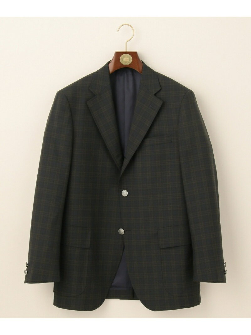 J. Press Cuba Beach Tartan Sack Blazer BZOVBM0202: Navy