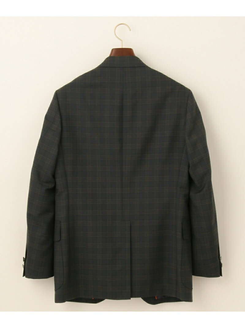 J. Press Cuba Beach Tartan Sack Blazer BZOVBM0202: Navy