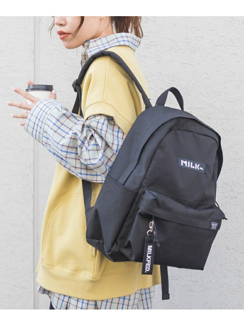 【SALE／50%OFF】MILKFED. MILKFED. BASIC DAYPACK ミルクフェド バッグ リュック・バックパック ブラック ブルー パープル【送料無料】のサムネイル