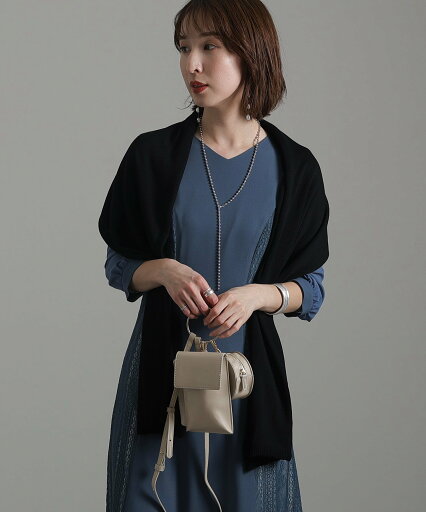 【SALE/43%OFF】PourVous ニットショール プールヴー ファッション雑貨 マフラー・ストール・ネックウォーマー グレー ベージュ ブラック ピンク【送料無料】 【SALE/43%OFF】PourVous ニットショール プールヴー ファッション雑貨 マフラー・ストール・ネックウォーマー グレー ベージュ ブラック ピンク【送料無料】