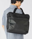 BEAMS HEART MEN 撥水 ナイロン トートバッグ(A4サイズ収納可能) ビームス ハート バッグ トートバッグ ブラック【送料無料】