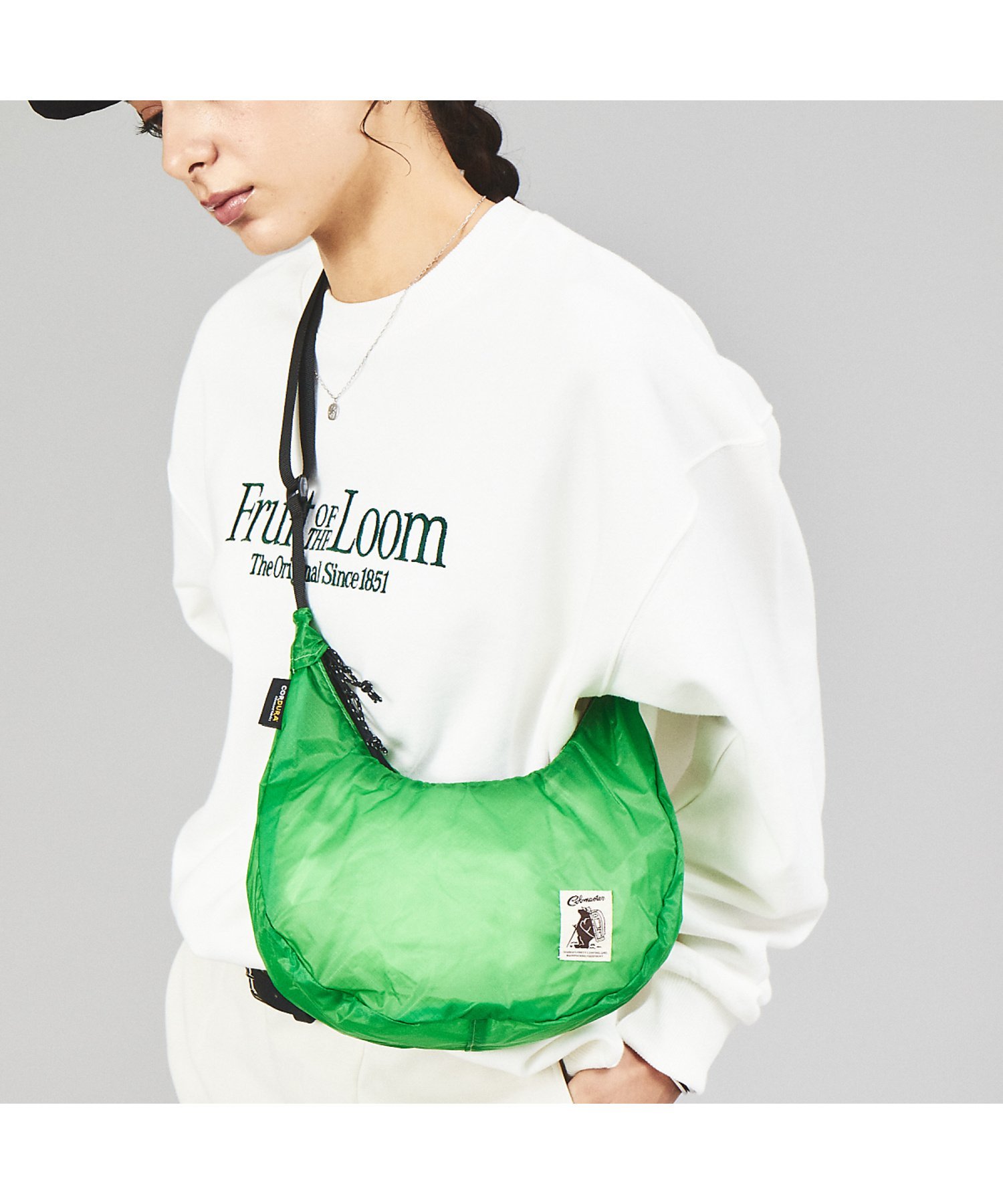 ABAHOUSE LASTWORD 【COBMASTER/コブマスター 】BANANA SHOULDER / バナナ アバハウス バッグ ショルダーバッグ ブラック ブラウン ベージュ グリーン ホワイト